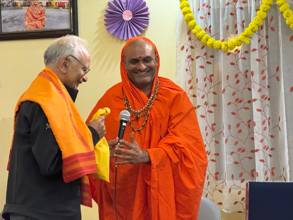 Honoring Swamiji